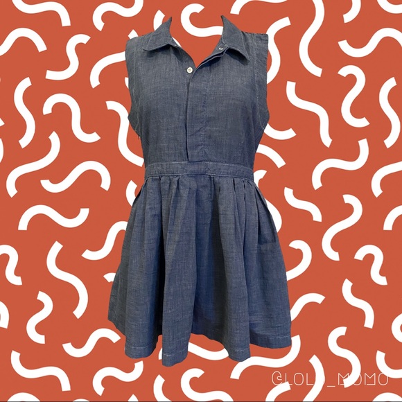 Opening Ceremony x Levi’s Chambray Dress Sz Large - Picture 1 of 15